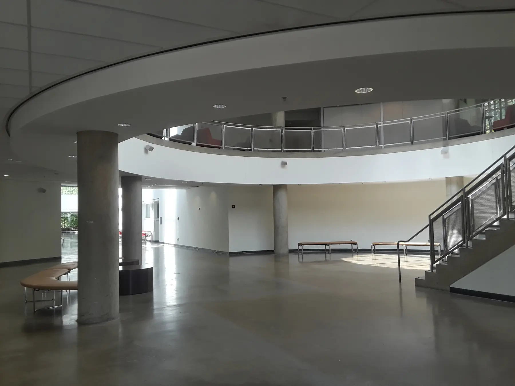 Rotunda interior at the Katzen Arts Center