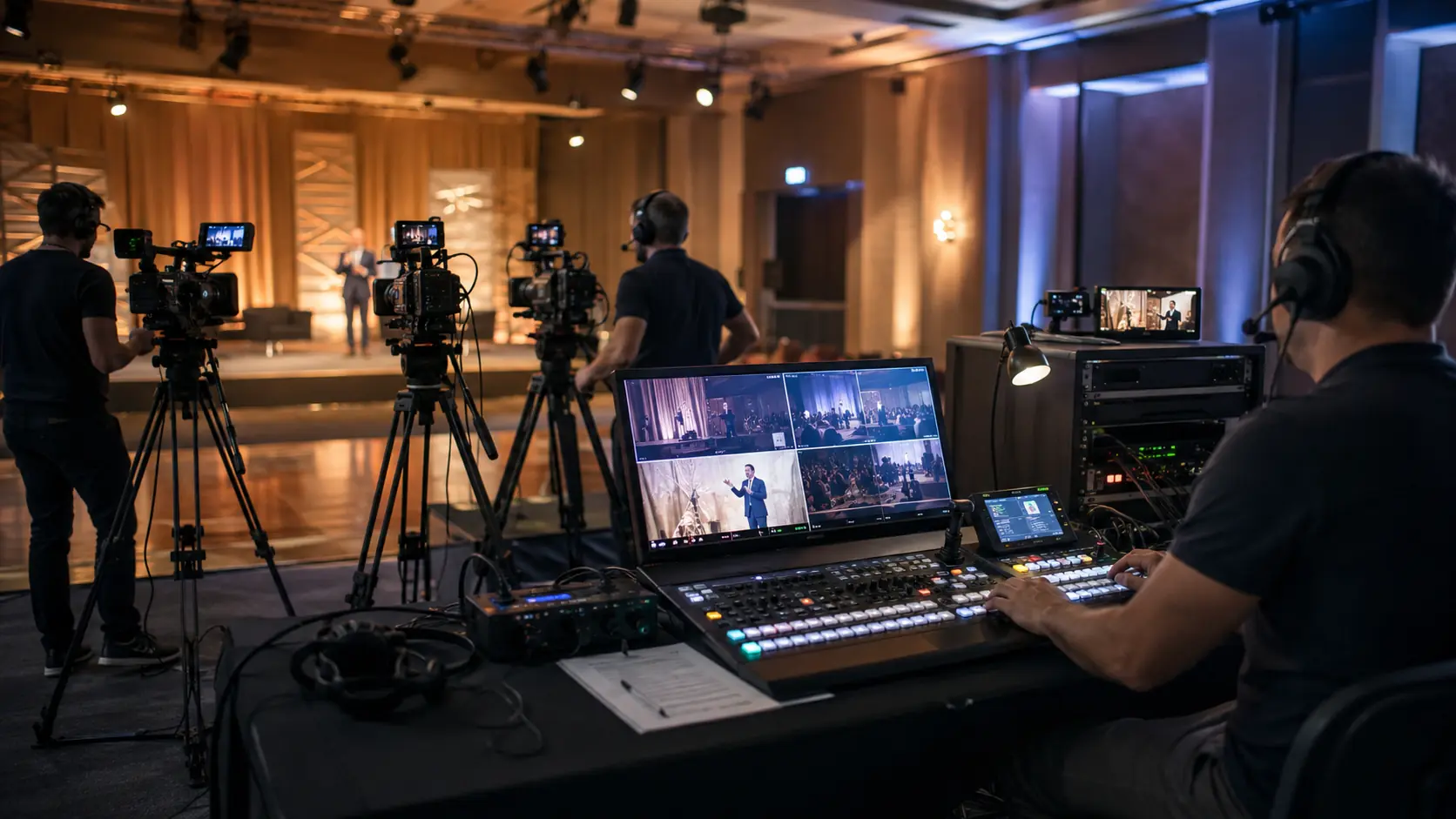 Professional capability wherever the story happens.